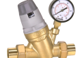 Caleffi 535056A AutoFill 3/4 inch Press Union Inlet x 3/4 inch Press Union Outlet Brass Body Automatic Water Boiler Feed