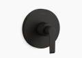 Kohler K-TS97018-4-BL Avid(R) Rite-Temp(R) Valve Trim with Lever Handle - Matte Black