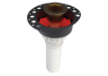 VIA K-70-PVC Freestanding Bathtub Island Drain for Sub-floor Installation Box - White