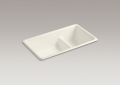 Kohler 6625-96 Smart Divide(R) Undercounter or Self-Rimming Kitchen Sink