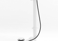 MAAX® 10022491-084 Professional Cable-Operated Waste and Overflow, 33 in H x 7 in W, Polished Chrome