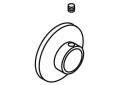 Kohler K-20345-BN Flange and Set Screw Assembly - Vibrant Brushed Nickel