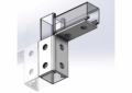 Empire 9073WFZ Right Hand Single Corner Connection, 6 Holes, 3-7/8 in L