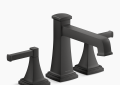 Kohler K-T27405-4-BL Riff(R) Deck-Mount Bath Faucet Trim - Matte Black