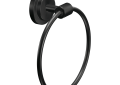Moen® DN0786BL Iso™ Towel Ring, 2.42 in OAD, Aluminum/Zinc, Import