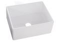 Elkay® SWUF2520WH Explore™ Traditional Farmhouse Apron Front Kitchen Sink, Rectangle Shape, 19-5/8 in W x 10-1/8 in H, Fireclay, White, Import