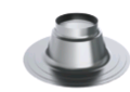 Duravent 3PPS-FF 3 inch Aluminum Flat Roof Flashing for Concentric Pipe