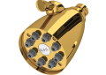 ROHL BI00059ULB 8-Jet Calliano Adjustable Showerhead - Unlacquered Brass