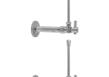Jaclo® 615-2-62-SB 615-2-62 Quarter Turn Angle Pattern Faucet Supply Kit, 8 Pieces