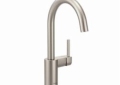 Moen® 7365SRS Kitchen Faucet, Align™, 1.5 gpm Flow Rate, High-Arc Spout, Spot Resist® Stainless Steel, 1 Handle, Import