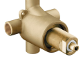 Moen® 3360 3-Function Transfer Valve, 1/2 in C Inlet x 1/2 in C Outlet, Metal Body, Domestic