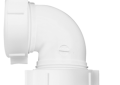 Oatey 47PVC Keeney 1-1/2 inch PVC Slip Joint 90 Degree Elbow