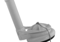 DURAVIT 0074131300 7413 Dual Type 290 Flush Valve, White
