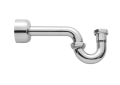 Jaclo® 251-AB 251 Round Box Escutcheon P Trap, 1-1/4 in Nominal, 1-1/4 in Inlet x 3 in Outlet