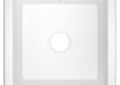 Rohl RC1818WH Classic Shaker Single Bowl Square Fireclay Bar and Food Prep Sink - White
