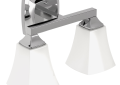 Moen® YB5162CH 2-Globe Bath Light, Voss™, 110 VAC, Polished Chrome, Import
