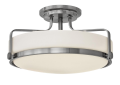 Hinkley® 3643BN Harper Traditional Ceiling Light, (3) Lamps LED Lamp, 120 V, Brushed Nickel Housing