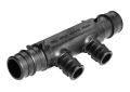 Uponor Q2227557 3/4 inch EP Flow-Through Multi-Port Tee