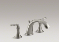 Kohler T387-4-BN Deck-Mount Bath Faucet Trim, Lever Handles