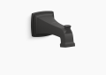 Kohler K-27406-BL Riff(R) Wall-Mount Bath Spout with Diverter - Matte Black