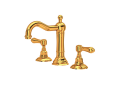 ROHL A1409LMIB-2 Acqui Column Spout Widespread Bathroom Faucet - Italian Brass