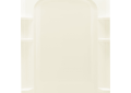 Sterling 72222100-96 48 inch x 72-1/2 inch Ensemble Series Curve Alcove Shower Back Wall - Biscuit