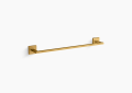 Kohler K-23284-2MB Square 18" Towel Bar - Vibrant Brushed Moderne Brass