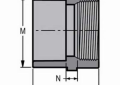 Spears® 835-007C Standard Adapter, 3/4 in, Socket x FNPT, SCH 80/XH, CPVC, Domestic