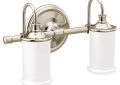 Moen® YB6462NL Belfield™ 2-Globe Bath Light, (2) Lamps, 110 V, Polished Nickel Housing