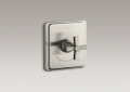 Kohler T13173-3A-BN Pure Thermostatic Valve Trim, Cross Handle