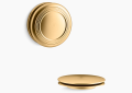 Kohler K-T37396-2MB PureFlo(TM) Traditional Push-Button Bath Drain Trim - Vibrant Brushed Moderne Brass