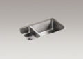 Kohler 3174-L-NA High/Low Undercounter Kitchen Sink