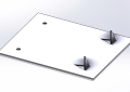 Empire Industries 242GSN Box of 25 5 inch by 4 inch 16 Gauge Galvanized Boca Nailing Plate