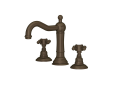 ROHL A1409XMTCB-2 Acqui Column Spout Widespread Bathroom Faucet - Tuscan Brass