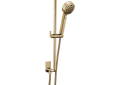 Brizo® 88798-GL Levoir™ Multi-Function Hand Shower With 23-25/32 in L Slide Bar, 3-15/16 in Dia, 1.75 gpm Flow Rate, 60 to 82 in L Hose, 1/2-14 NPSM Connection, Luxe Gold, Import