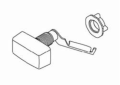 Kohler® 1089001-CP Left Hand Trip Lever Kit, Polished Chrome