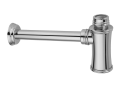 Jaclo® 257-SB 257 Decorative Lavatory Trap, 1-1/4 in Inlet x 1-1/4 in Outlet, Satin Brass