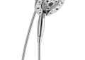 DELTA® 58480-PR-PK In2ition® 2-in-1 Universal Shower With H2Okinetic® Technology and Touch-Clean® Technology, 5-Setting Shower Head, 1.75 gpm Flow Rate, 60 to 82 in L Hose, Lumicoat™ Polished Chrome, Import