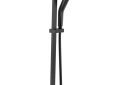 DELTA® 51799-BL Hand Shower, 3 Shower Head, 1.75 gpm Flow Rate, 60 to 82 in L Hose, 1/2-14 NPSM Connection, Matte Black, Import