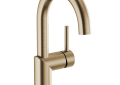 Brizo® 65175LF-GL Odin™ Lavatory Faucet, 1.5 gpm Flow Rate, 5-1/2 in H Spout, 1 Handle, 1 Faucet Hole, Luxe Gold, Function: Traditional