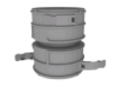 Duravent 4PPS-FAC 4 inch Polypropylene Flex Coupling