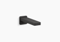Kohler K-23510-BL Parallel Wall-Mount Bath Spout - Matte Black