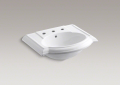 Kohler K-2287-8-0 Devonshire Widespread Bathroom Sink - White