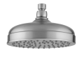 Jaclo® S308XV-SG S308XV Extra Velocity Traditional Showerhead, 1 Sprays, Ceiling Mounting, 8 in Head