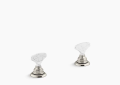 Kohler K-98068-6HWL-SN Artifacts(R) Widespread Bathroom Sink Faucet Handles - Vibrant Polished Nickel