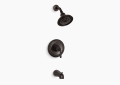 Kohler K-TS395-4-2BZ Devonshire Rite-Temp Bath and Shower Valve Trim - Oil-Rubbed Bronze