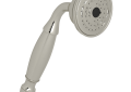 Perrin & Rowe B204PN Rohl Cross Collection Single Function Handshower, 2-3/4 in Dia Shower Head 1-Function Shower Head, 1.8 gpm Flow Rate, 1/2 in Male Connection, Polished Nickel
