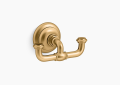 Kohler K-72572-2MB Artifacts(R) Double Robe Hook - Vibrant Brushed Moderne Brass