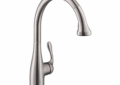 Hansgrohe 06460860 Allegro E Gourmet Semi-Pro Pull-Down Kitchen Faucet, 1.75 gpm Flow Rate, Steel Optik, 1 Handles, 1 Faucet Holes, Function: Traditional, Import, Commercial