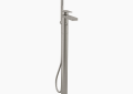 Kohler K-T23492-4-BN Parallel(R) Floor-Mount Bath Filler Trim with Handshower - Vibrant Brushed Nickel